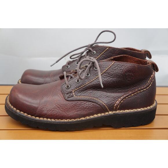 Men’s Ariat Chukka Boots Shoes Size 10 D Deepest Clay Brown